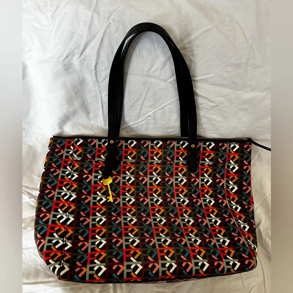 Fossil Womens Rachel Tote Multi Bag ZB7446757